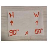 5 ft x 7.5 ft Area Rug with Multi-Color Geometric Square Pattern