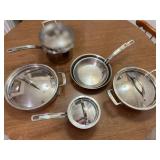 Kirkland Stainless Steel Cookware Set with Lids - 11 Pieces