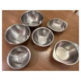 Set of Stainless Steel Mixing Bowls