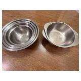 Set of Stainless Steel Mixing Bowls