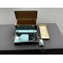 Morse Super Dial Vintage Sewing Machine with Case and Manual - untested