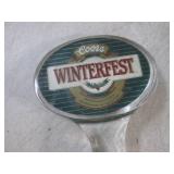 (FS) Coors Winterfest Beer Tap Hand... (FS) Coors Winterfest Beer Tap Hand...