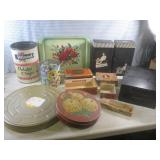 (EW6) Assorted Vintage Containers, ... (EW6) Assorted Vintage Containers, ...