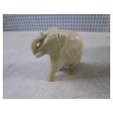 (EC1) Vintage Carved Stone Elephant... (EC1) Vintage Carved Stone Elephant...
