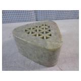 (EC1) Vintage Carved Stone Elephant... (EC1) Vintage Carved Stone Elephant...
