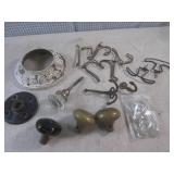 (BSB) Assorted Vintage Coat Hooks, ... (BSB) Assorted Vintage Coat Hooks, ...
