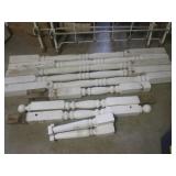 (FD) 8 Assorted Vintage Porch Posts... (FD) 8 Assorted Vintage Porch Posts...