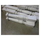 (FD) 8 Assorted Vintage Porch Posts... (FD) 8 Assorted Vintage Porch Posts...