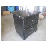 (EW3) 2-Drawer Night Stand Painted ... (EW3) 2-Drawer Night Stand Painted ...