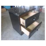(EW3) 2-Drawer Night Stand Painted ... (EW3) 2-Drawer Night Stand Painted ...