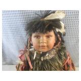 (FS) Vintage Porcelain Native Ameri... (FS) Vintage Porcelain Native Ameri...