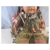 (FS) Vintage Porcelain Native Ameri... (FS) Vintage Porcelain Native Ameri...