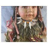(FS) Vintage Porcelain Native Ameri... (FS) Vintage Porcelain Native Ameri...
