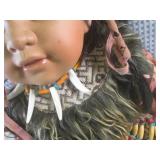 (FS) Vintage Porcelain Native Ameri... (FS) Vintage Porcelain Native Ameri...