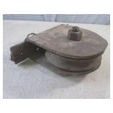 (H-2) Vintage 6" Steel Pully - Turn... (H-2) Vintage 6" Steel Pully - Turn...