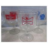 (BS) Assorted Vintage Footed Beer G... (BS) Assorted Vintage Footed Beer G...