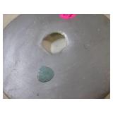 (FS) 4pc Vintage Ceramic Coin Wall ... (FS) 4pc Vintage Ceramic Coin Wall ...