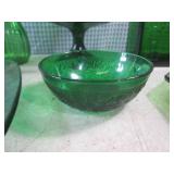 (BS) Vintage Green Glass Pieces... (BS) Vintage Green Glass Pieces...