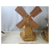 (EC1) 2 Vintage Wood Musical Windmi... (EC1) 2 Vintage Wood Musical Windmi...