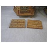 (EC1) 2 Vintage Wood Musical Windmi... (EC1) 2 Vintage Wood Musical Windmi...