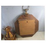 (EC1) 2 Vintage Wood Musical Windmi... (EC1) 2 Vintage Wood Musical Windmi...