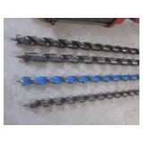 (BS) 4 - 18" Wood Boaring Drill Bit... (BS) 4 - 18" Wood Boaring Drill Bit...