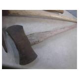 (F-2) Vintage Double Bit Axe, Picka... (F-2) Vintage Double Bit Axe, Picka...