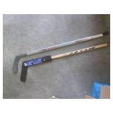 (F-1) 2 Hockey Sticks - Mylec Goali... (F-1) 2 Hockey Sticks - Mylec Goali...