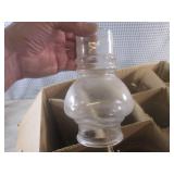 (EW3) 11 Assorted Oil Lamp Globes... (EW3) 11 Assorted Oil Lamp Globes...