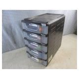(D-2) 5-Drawer Organizer Full of As... (D-2) 5-Drawer Organizer Full of As...