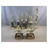(BS) Assorted Vintage Sports Trophi... (BS) Assorted Vintage Sports Trophi...