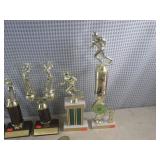 (BS) Assorted Vintage Sports Trophi... (BS) Assorted Vintage Sports Trophi...
