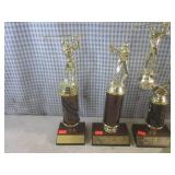 (BS) Assorted Vintage Sports Trophi... (BS) Assorted Vintage Sports Trophi...