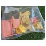 Vintage Metal Toy House with Lots of Extras Vintage Metal Toy House with Lots of Extras