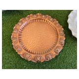 Copper Tray, Silver Plated Items Copper Tray, Silver Plated Items