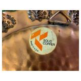 Copper Tray, Silver Plated Items Copper Tray, Silver Plated Items