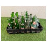 Glass Soda Bottles & Tote - Minot & Grand Forks ND Glass Soda Bottles & Tote - Minot & Grand Forks ND