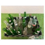 Glass Soda Bottles & Tote - Minot & Grand Forks ND Glass Soda Bottles & Tote - Minot & Grand Forks ND