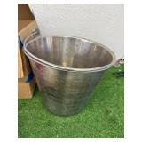 Box of Glass Coca-Cola Bottles & Galvanized Pale Box of Glass Coca-Cola Bottles & Galvanized Pale