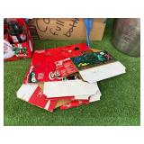 Box of Glass Coca-Cola Bottles & Galvanized Pale Box of Glass Coca-Cola Bottles & Galvanized Pale