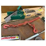 Hand Tools, Chain Binder, Absorber XL, Bolts & Cast Iron Griddle Hand Tools, Chain Binder, Absorber XL, Bolts & Cast Iron Griddle