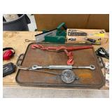 Hand Tools, Chain Binder, Absorber XL, Bolts & Cast Iron Griddle Hand Tools, Chain Binder, Absorber XL, Bolts & Cast Iron Griddle