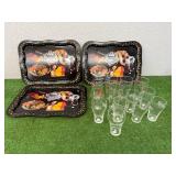 Coca-Cola Trays & Glasses Coca-Cola Trays & Glasses
