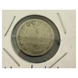 6 V Nickles & 1943 Mercury Dime 6 V Nickles & 1943 Mercury Dime