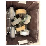 3 Tubs of Large Casters 3 Tubs of Large Casters