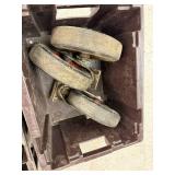 3 Tubs of Large Casters 3 Tubs of Large Casters