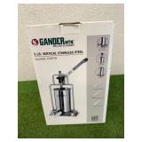 Gander Mtn 5# Vertical Stainless Steel Sausage Stuffer Gander Mtn 5# Vertical Stainless Steel Sausage Stuffer