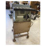 Delta 10" Table Saw on Rolling Steel Cart Delta 10" Table Saw on Rolling Steel Cart