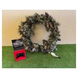 Holiday Wreath & Adjustable Table Pod Holiday Wreath & Adjustable Table Pod