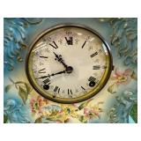 Antique Porcelain Mantel Clock Antique Porcelain Mantel Clock